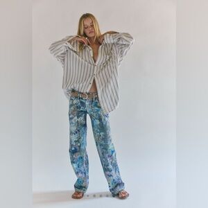 Free People Tennessee Low Rise Illusion Jeans 25